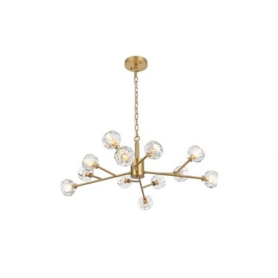 Elegant Lighting Graham 12 - Light Pendant in  Gold