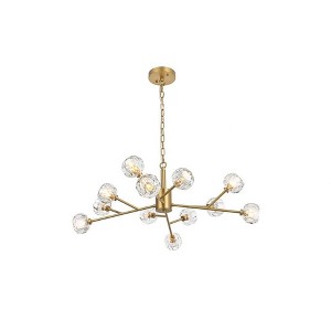 Elegant Lighting Graham 12 - Light Pendant in  Gold - 1 of 4