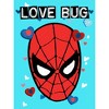 Girl's Marvel Valentine's Day Spider-Man Love Bug Crop T-Shirt - 2 of 3