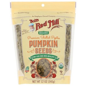 Bob's Red Mill Organic Premium Shelled Pepitas Pumpkin Seeds. - 1 of 2
