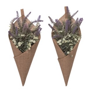 Transpac Artificial Lavender Handing Floral Arrangements - 1 of 1