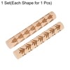 Unique Bargains Wood Clay Grain Texture Carved Fine Baking DIY Rolling Pins 2 Pcs - 3 of 4