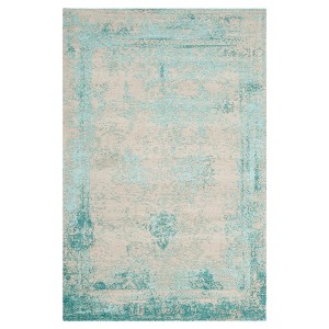 Classic Vintage Rug - Turquoise - (4