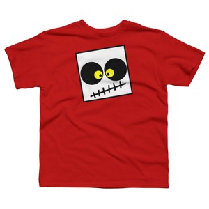 Boy's Design By Humans Square Skull By LonaMisa T-Shirt - 1 of 3