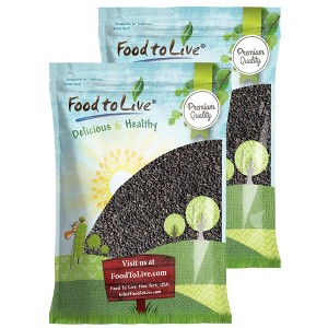 Organic Toasted Black Sesame Seeds – by Food to Live - 1 of 4