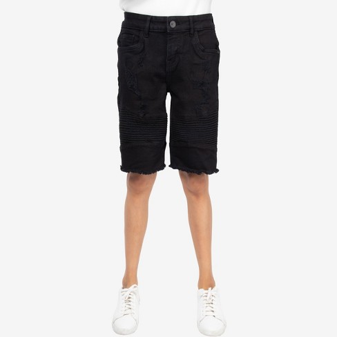 Target black denim shorts on sale