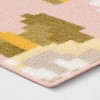 4'x6' Floral Accent Rug Pink - Room Essentials™ - 3 of 4