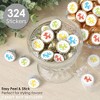 Big Dot of Happiness Balloon Animals - Happy Birthday Party Small Round Candy Stickers - Party Favor Labels - 324 Count - 2 of 4
