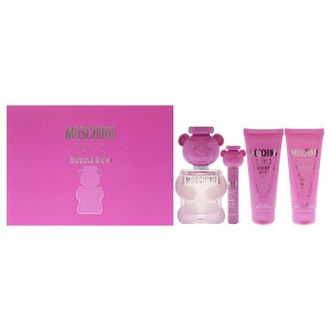 Moschino Toy 2 Bubble Gum by Moschino for Women - 4 Pc Gift Set 3.4oz EDT Spray, 0.3oz EDT Spray, 3.4oz Body Lotion, 3.4oz Bath and Shower Gel - 1 of 4