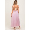 Pinkblush Light Pink Sweetheart Neckline Open Back Maternity Maxi Dress - 3 of 3