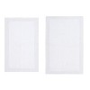 Home Weavers Luxury Collection 100% Cotton Tufted Bathroom Rug Set, Non-Slip Latex Bath Rug Set - 2 of 4