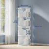 Jojoka 4-Tier Rotating Bookshelf Tower – 360° Spinning Corner Bookcase, Space-Saving Vertical Storage Rack - 3 of 4