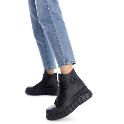 Женские кроссовки Refresh Shoes Refresh High Top Sneaker Boots with side zipper 172359 Black 9.5 — фото 2