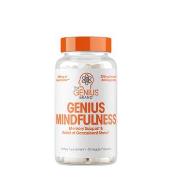Genius Mindfulness Stress & Anxiety Relief Supplement - The Genius Brand