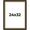 PosterPalooza | Embellished Brown Picture Frame - UV Acrylic, Foam Board Backing, Hanging Hardware - 2 of 4