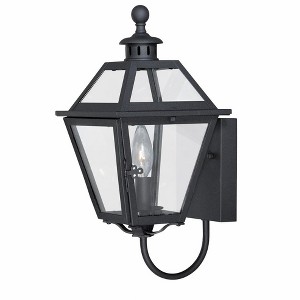 Vaxcel Nottingham 1 - Light Sconce in  Textured Black - 1 of 4