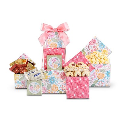 Alder Creek Gift Baskets Floral Blooms Gift Tower