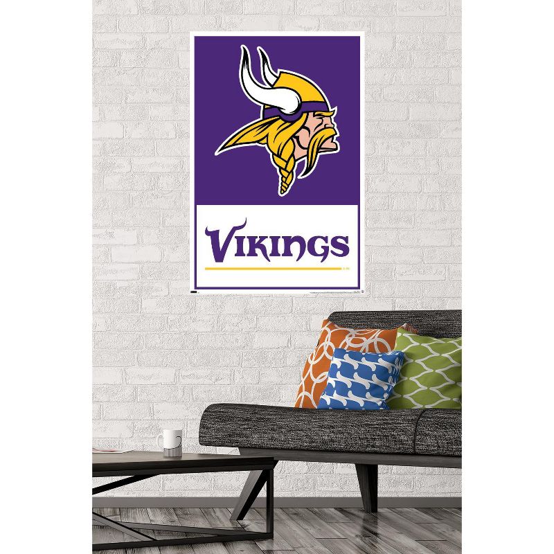 Trends International NFL Minnesota Vikings - Logo 21 Unframed Wall Poster Prints, 2 of 7