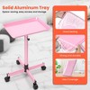 TASALON Adjustable Salon Tray with 10 Plastic Films - Pink - 3 of 4