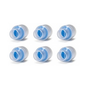 Nispira HME Heat Moisture Exchanger Filter in-Line Humidification Solution Unit for CPAP biPAP Machine & Mask, Z1, Z2, Dreamstation, 6 Packs - 1 of 4