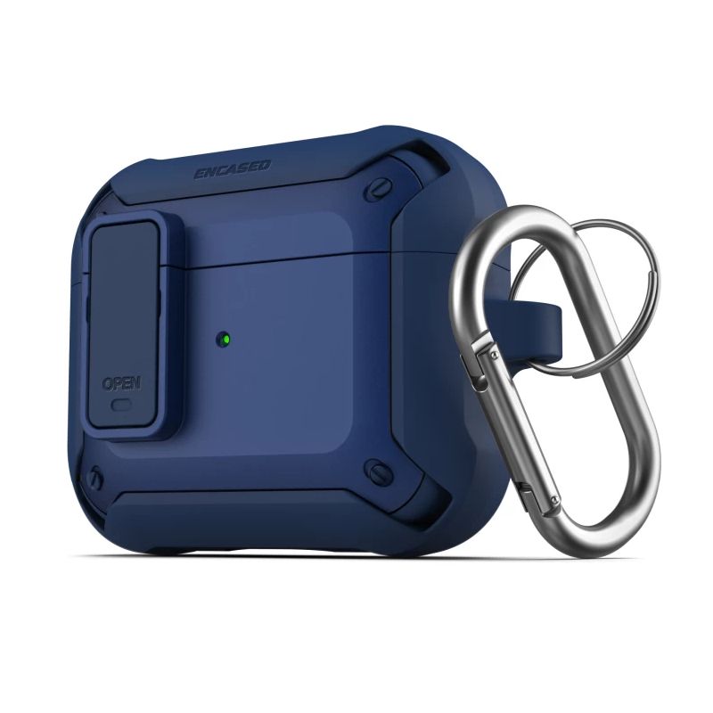 Encased X-Armor for Airpods 3rd Generation Case with Locking Lid | Protective Carrying Pod with Carabiner Keychain (Airpods Gen 3), 3 of 7