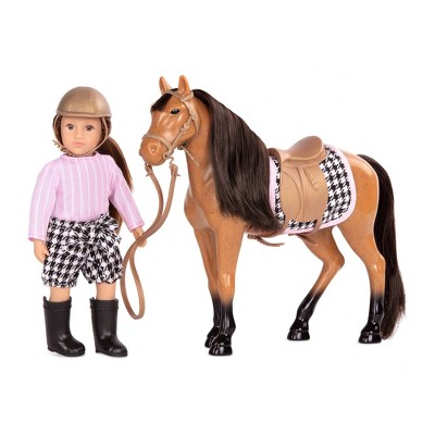 Lori Doll with Horse Celia & Cinnamon