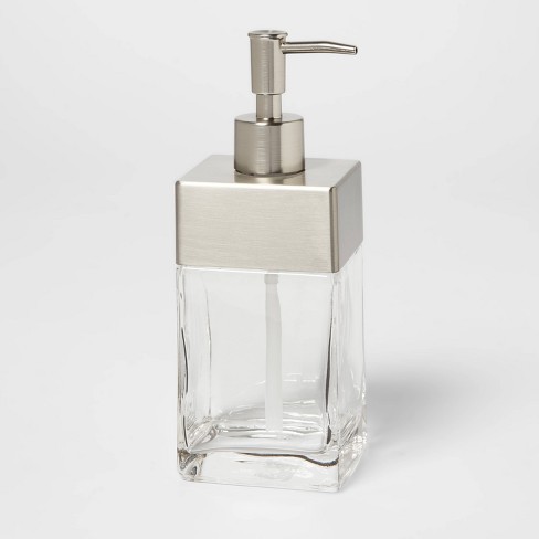 Kitchen Details Dual Pump Soap Lotion Dispenser in Clear