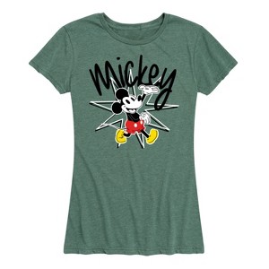Women's - Disney - Mickey Star Burst Short Sleeve Graphic T-Shirt - 1 of 4