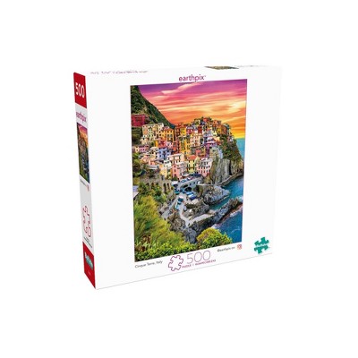 Buffalo Games Earthpix: Cinque Terre Sunset Jigsaw Puzzle - 500pc