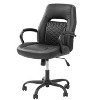 NicBex Adjustable Office Chair with Wheels,Modern Ergonomic Computer Chair,Faux Leather Swivel Desk Chair for Adult,Student - 4 of 4