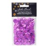 John Bead 450pcs 10mm Hot Pink Flat Round Plastic Loose Sequins Hologram with Hole for DIY Crafts Making Sewing Embroidery Clothes Decoration - 4 of 4