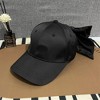 Anna-Kaci Women's Satin Baseball Cap with Back Bow Accent Adjustable Fit and Curved Brim for Chic Casual Style - 2 of 3