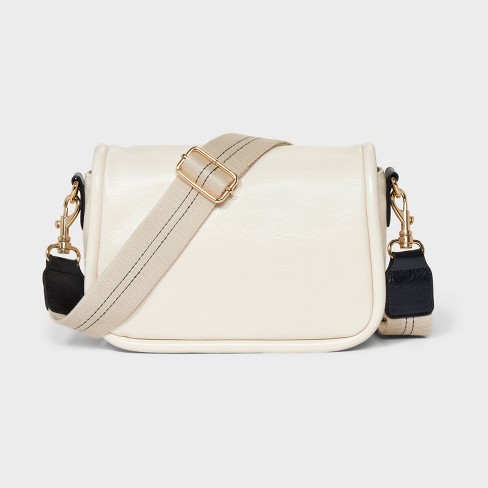 Soft Saddle Crossbody Bag - Universal Thread™ Off-white : Target