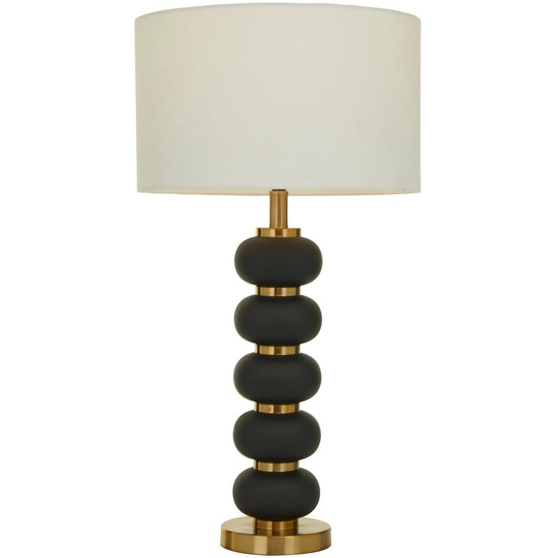 28" x 15" Metal Orbs Style Base Table Lamp with Drum Shade - CosmoLiving by Cosmopolitan, 1 of 7