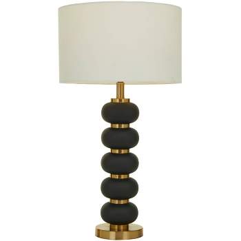 28" x 15" Metal Orbs Style Base Table Lamp with Drum Shade - CosmoLiving by Cosmopolitan