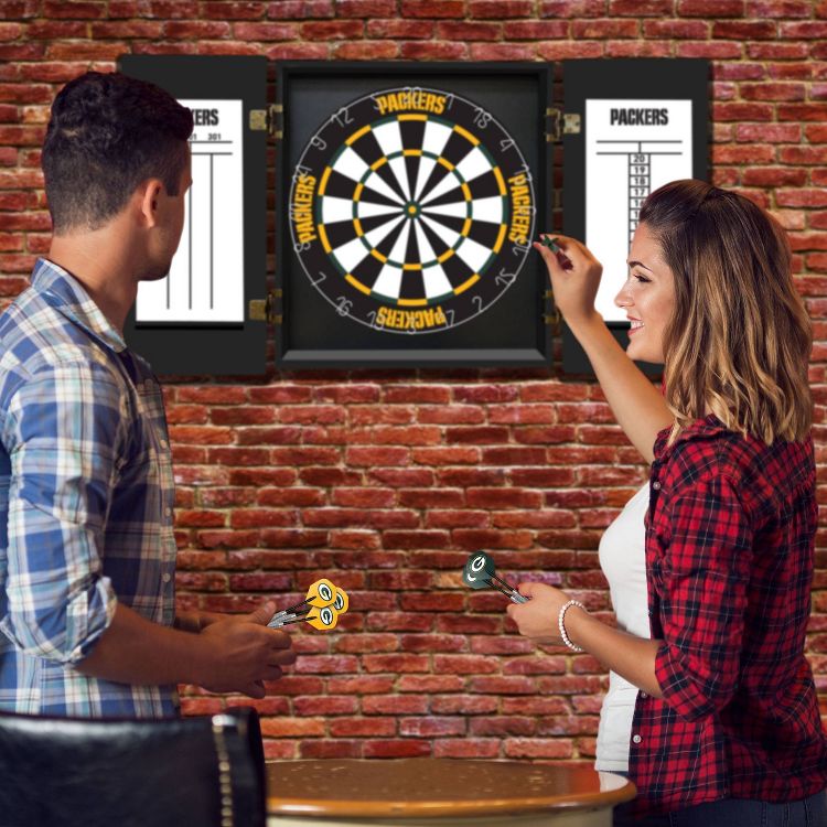 NFL Green Bay Packers Fan's Choice Dartboard Set, 2 of 8