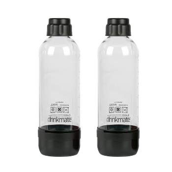 SodaStream 1l Carbonating Bottles - Fit to Source/Genesis deluxe Makers  (Twin Pack) (White)