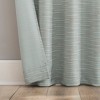 No. 918 1pc 40"x63" Laurel Textured Space Dye Semi-Sheer Back Tab Curtain Panel Sage Green - 4 of 4