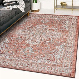 Luxe Weavers Floral Medallion Indoor Area Rug - 1 of 4