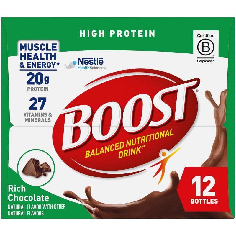 Boost High Protein Nutritional Shake - Chocolate - 12pk, 5 of 7