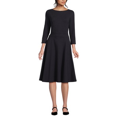 Lands' End Women's Starfish 3/4 Sleeve Dress