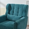 PAGED Modern Accent Chair Upholstered Living Room Chairs with Tapered Legs, Comfy Chair for Bedroom - 3 of 4