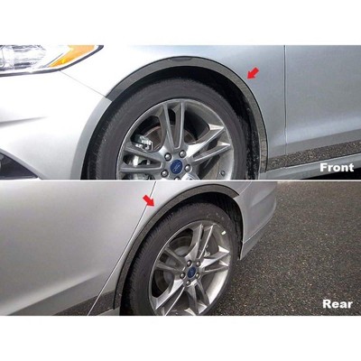 QAA is Compatible with 2013-2020 Ford Fusion 4 Piece Stainless Wheel Well Accent Trim, 1.25" Width WQ53390