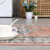 COZONY Washable Vintage Floral Area Rug, Non-Slip Low Pile Soft Carpet for Living Room Nursery Home Office - 3 of 4