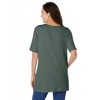 Woman Within Plus Size 7-Day Embroidered Layered-Look Tunic - 3 of 4