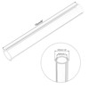 Unique Bargains Lamp Lantern Water Cooling System Acrylic Rigid Round Tubes 6" - 2 of 4