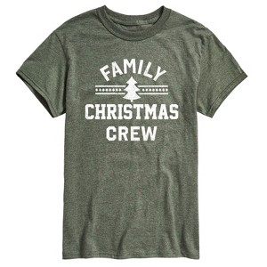 Men's - Instant Message - Family Christmas Crew Short Sleeve Graphic T-Shirt - 1 of 4