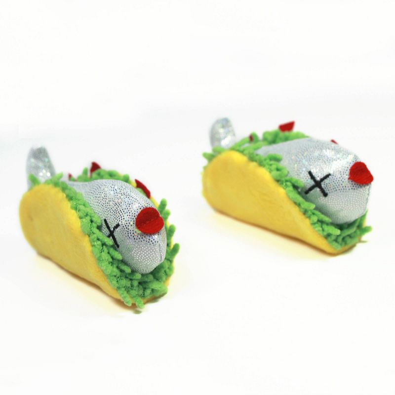 Glitter Fish Tacos Cat Toy - 2pk - Boots &#38; Barkley&#8482;, 4 of 11
