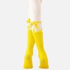 Anna-Kaci Women's 2-Pack Over-the-Calf Grip Socks with Ribbon Tie and Non-Slip Sole for Barre Pilates Yoga - 2 of 3