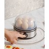 Elite Cuisine 7-Egg Capacity Easy Egg Cooker Stainless Steel - 2 of 4